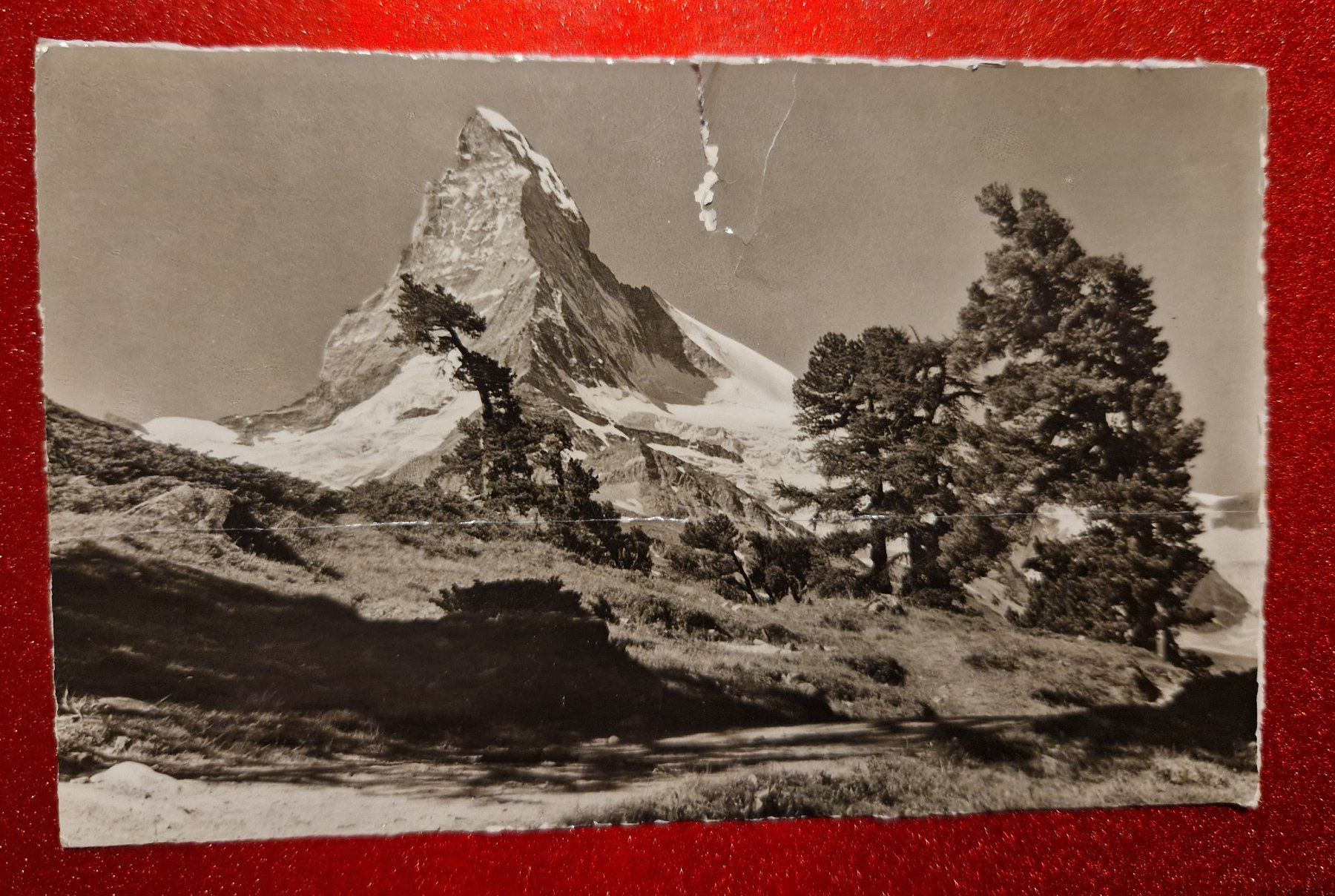 Ansichtskarten: Matterhorn Zermatt 1938 – Gebraucht aus Melchnau von Arthurius