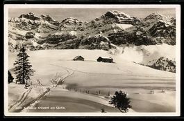AK Urnäsch, Alpenkurhaus Kräzerli im Winter