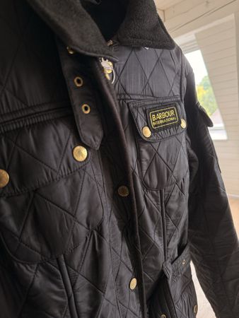 Barbour Übergangsjacke, Schwarz, Top Zustand, Gr. 34