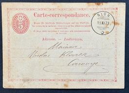 POSTKARTE NYON 1873