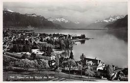 Vevey, et les Dents du Midi