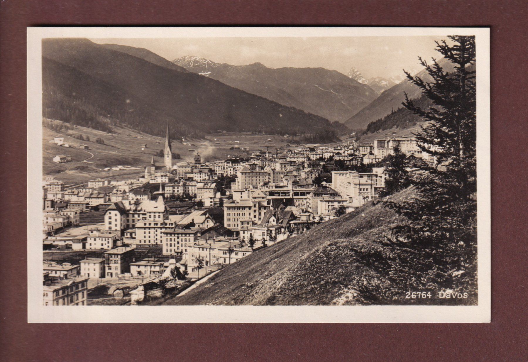Cartoline postali: DAVOS – Usato da Pully venduto da nicecards