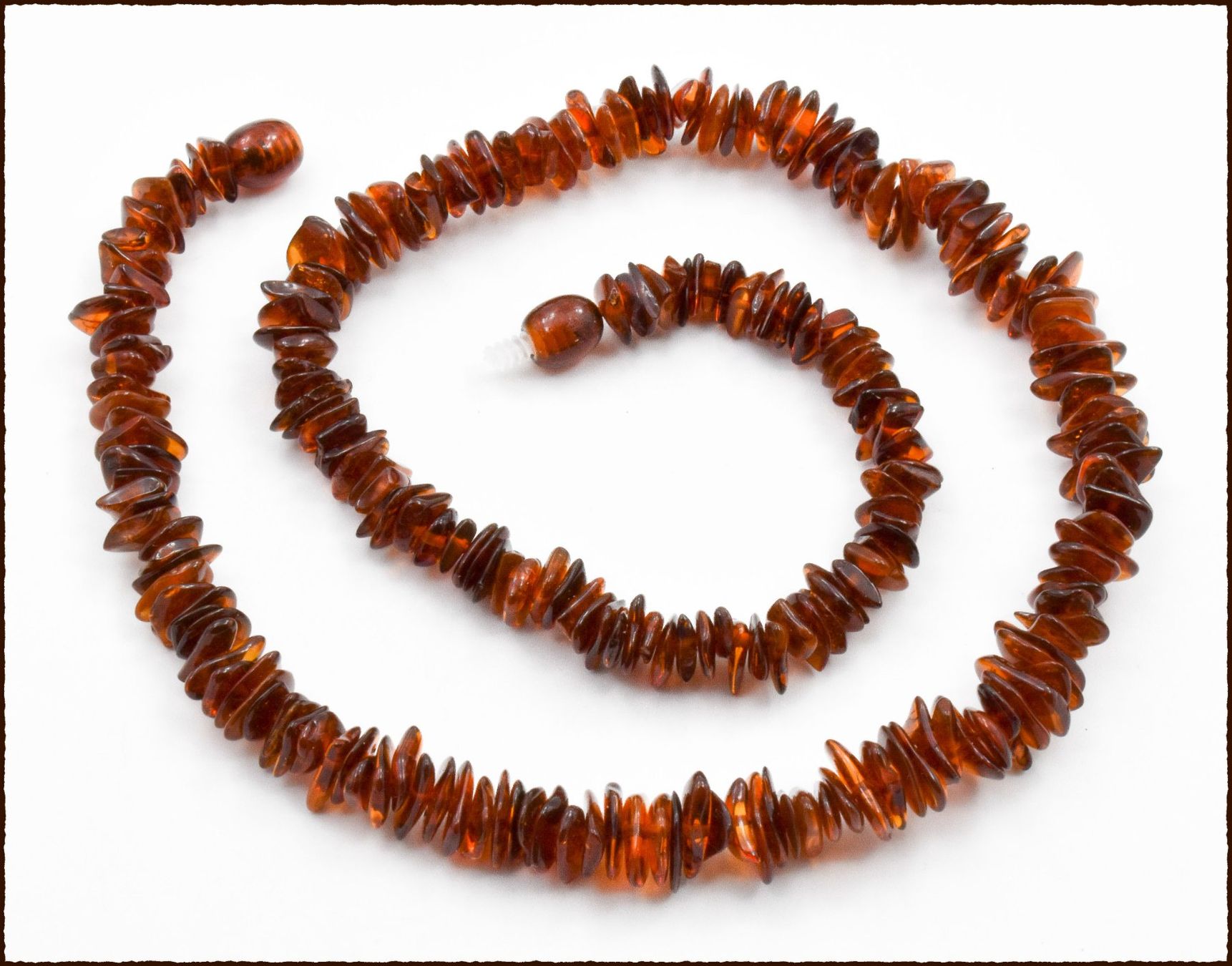 Catenine: ♛ BALTISCHE BERNSTEIN KETTE – Nuovo e nell'imballaggio originale da Oberglatt ZH venduto da Hot-Spot 2