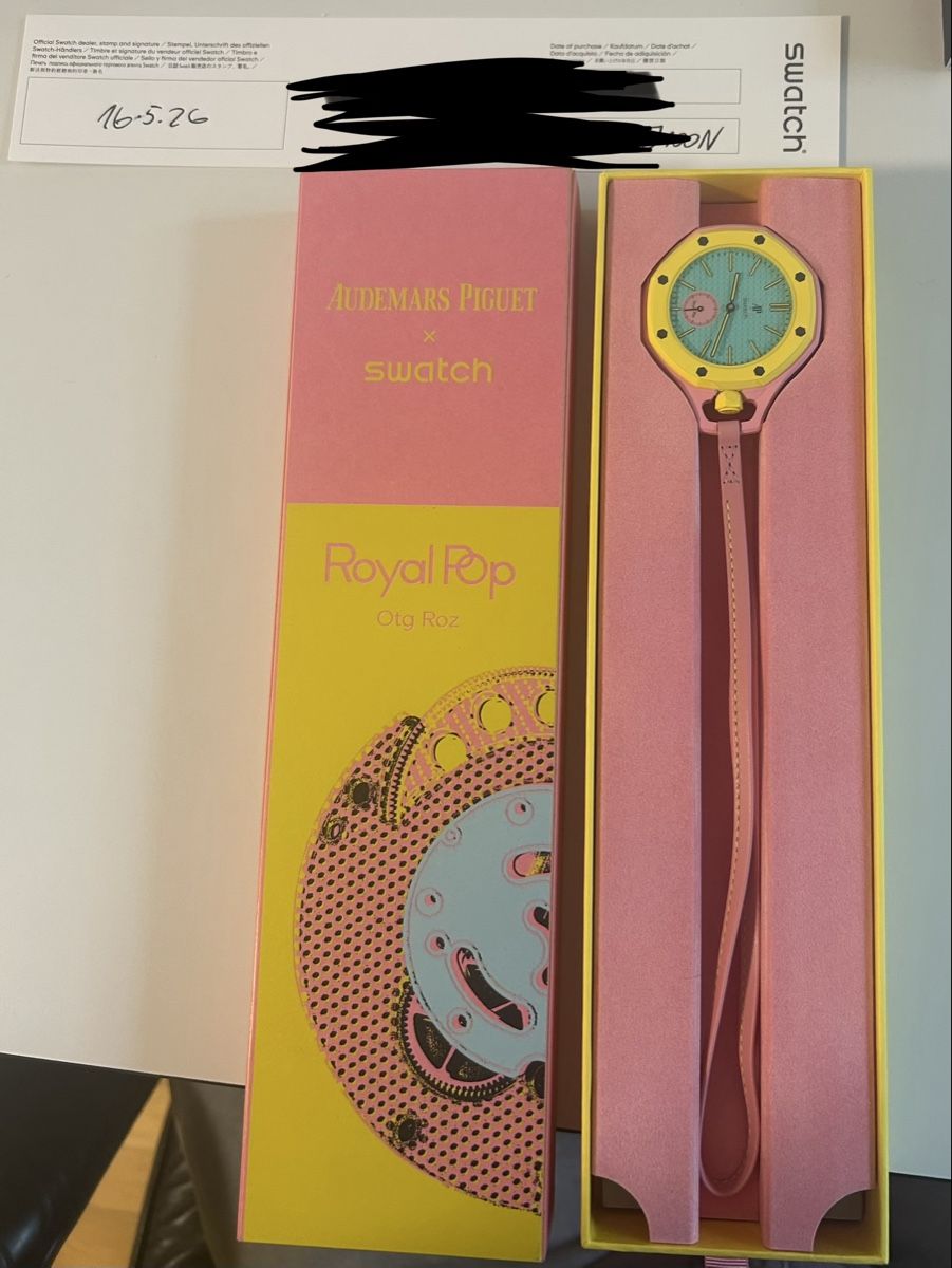 Swatch Montres: Swatch x AP Royal pop | Otg Roz – Neuf avec emballage d'origine à Zürich par Millerofficials