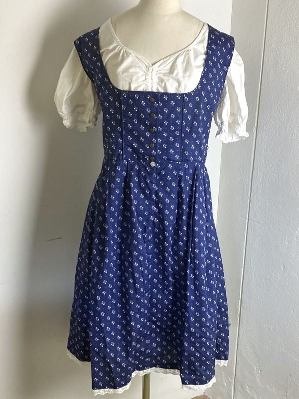 Vestiti: DER WILDSCHÜTZ | Dirndl | Grösse: 44/46 | Blau – Usato da Wittenbach venduto da Restwert_St-Gallen