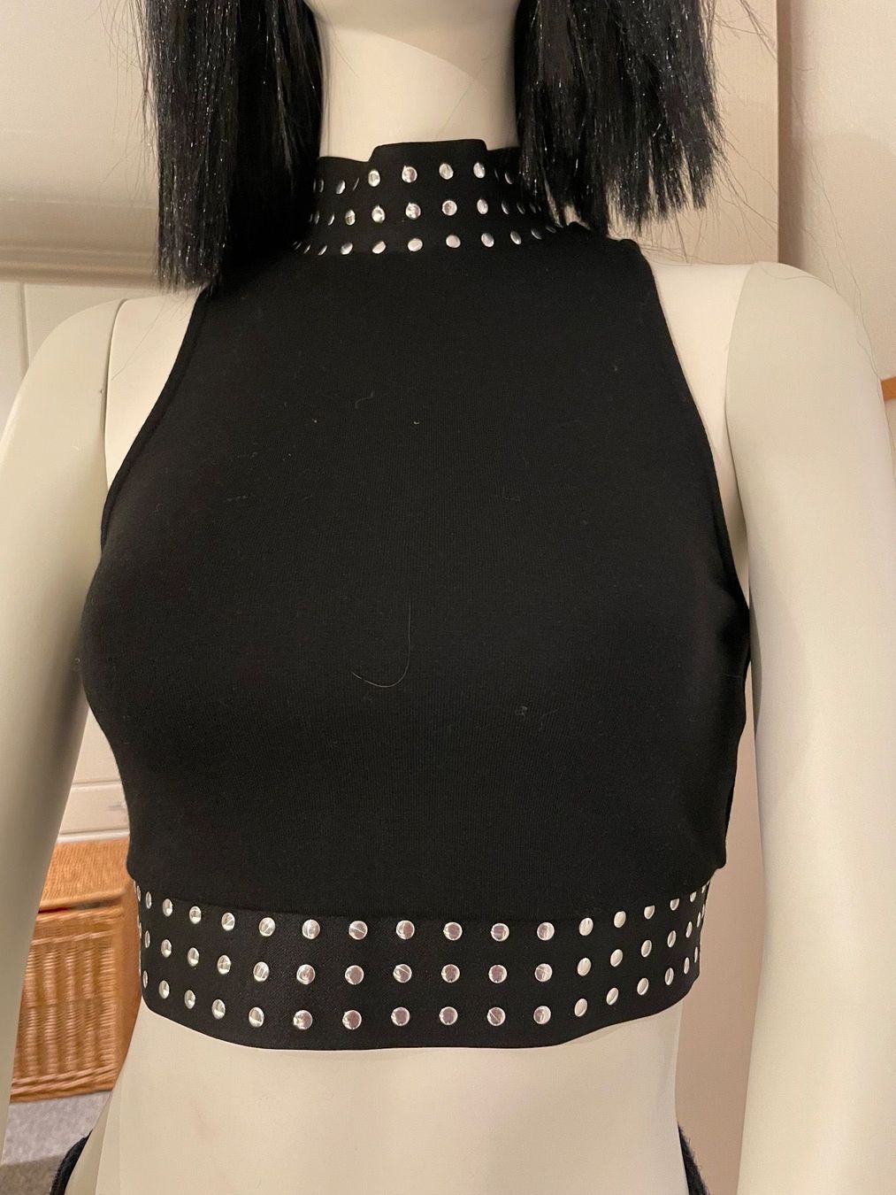 Camicette, T-shirt & Top: Mini haut top noir 34 – Nuovo (secondo la descrizione) da Genève venduto da flocon06 3