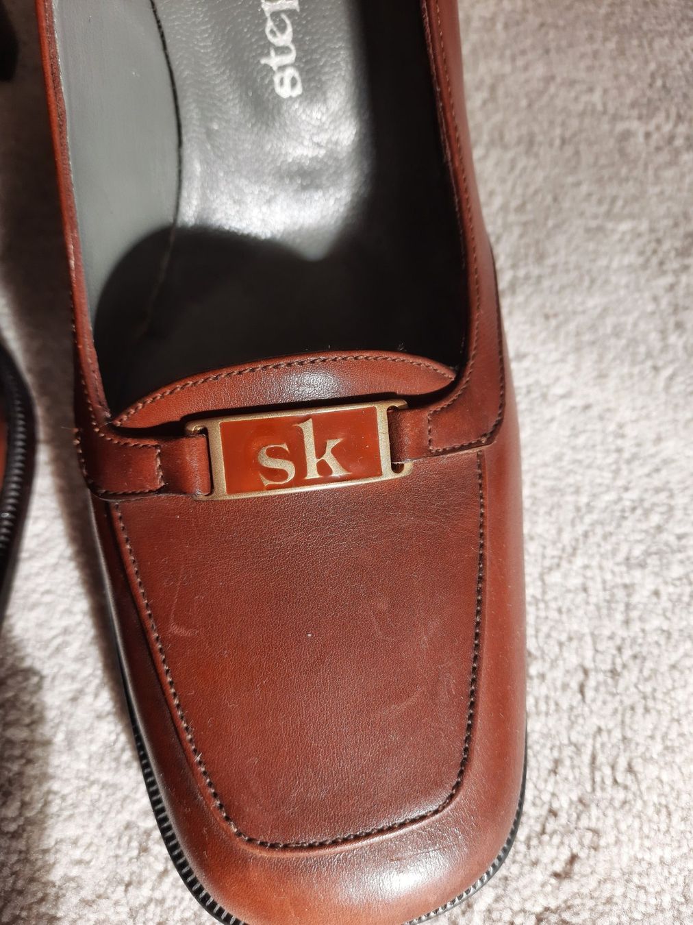 Scarpe da donna: Escarpins cuir marron – Usato da Genève venduto da celima48 2