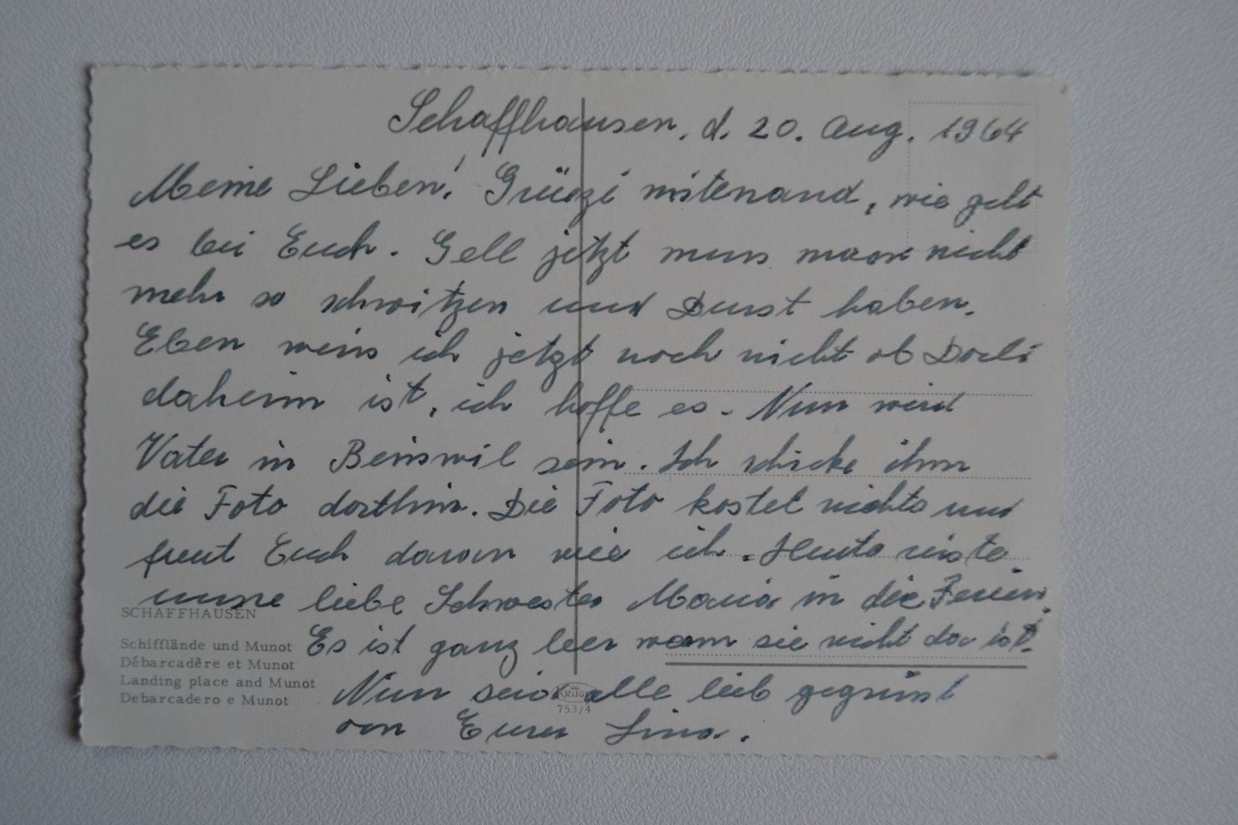 Cartes postales: Schaffhausen – D'occasion à Beinwil am See par kajak55 1