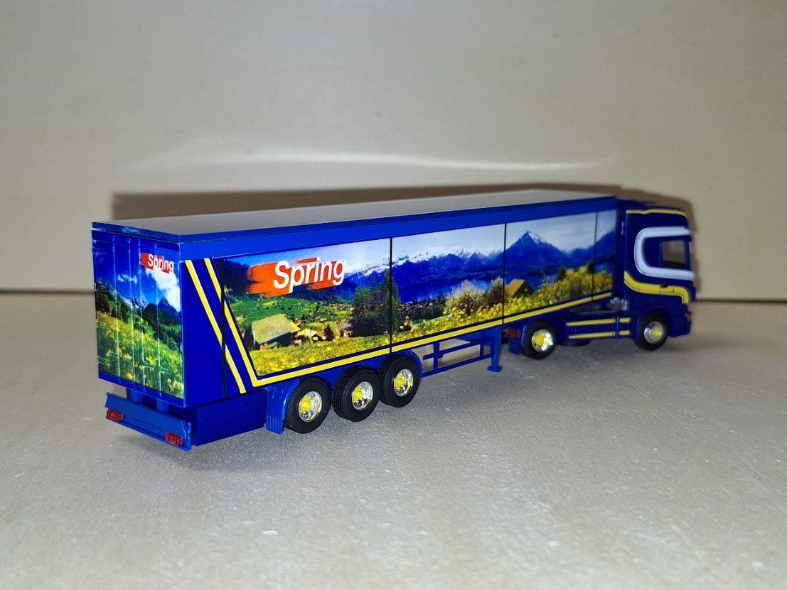 AWM Modellini d'auto: AWM - RHT Spring "Thunersee"; Scania Sattelzug – Nuovo e nell'imballaggio originale da Sisseln AG venduto da murmi83 1