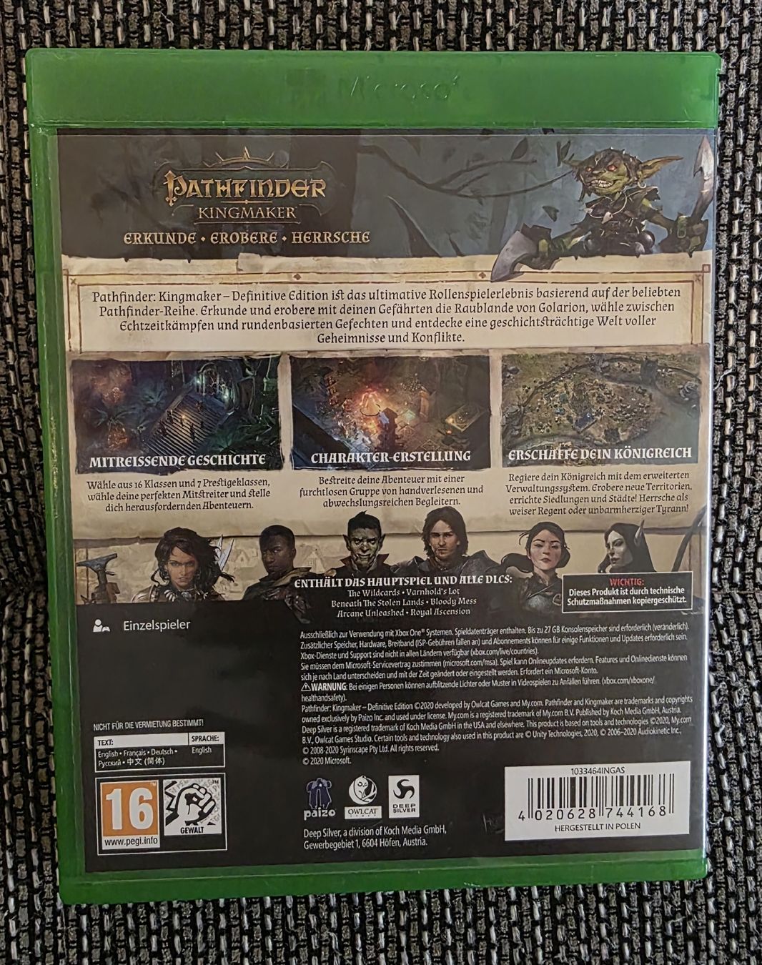 Microsoft Giochi: Jeu Pathfinder Kingmaker Definitive Edition Xbox One – Usato da Genève venduto da luc_qhh2 1