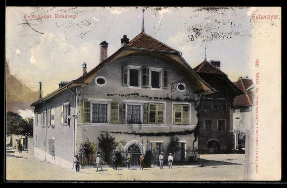 Cartoline postali: AK Estavayer, Pensionnat Renevey – Usato da Berlin venduto da bartko-reher