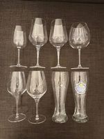 Wein- und Biergläser