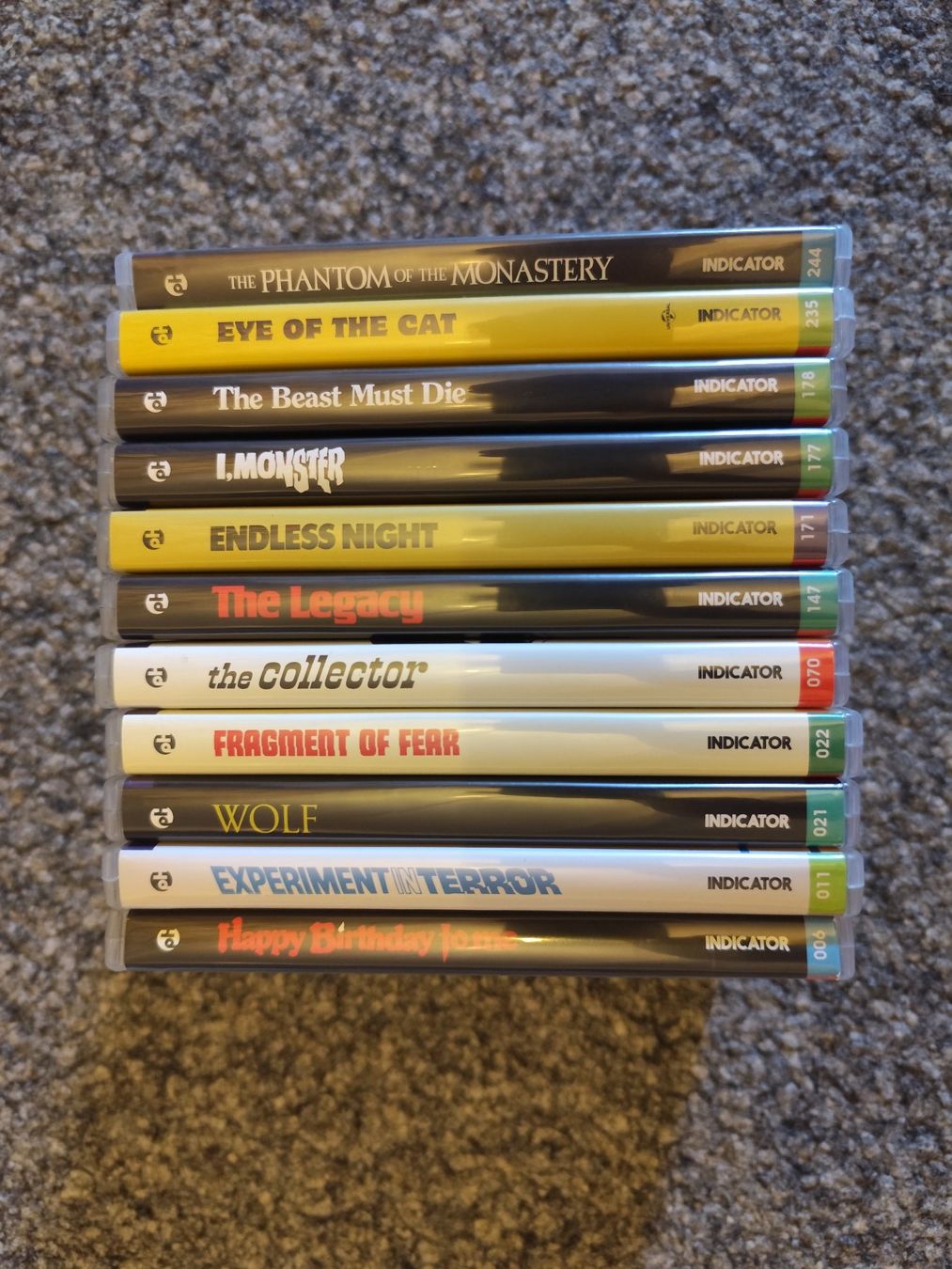 Alle DVDs: 11 x Bluray Indicator UK - Horror und Thrill – Gebraucht aus Zofingen von Debohli 2