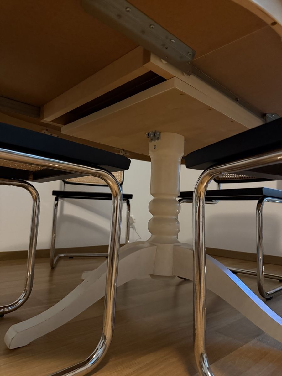 Tavoli: Dining table extendable white condition used and scratched – Usato da Zug venduto da PV23 2
