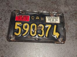 US Motorrad Nummernschild sehr selten