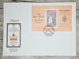 CL05 Enveloppe + Timbre Antigua 1977