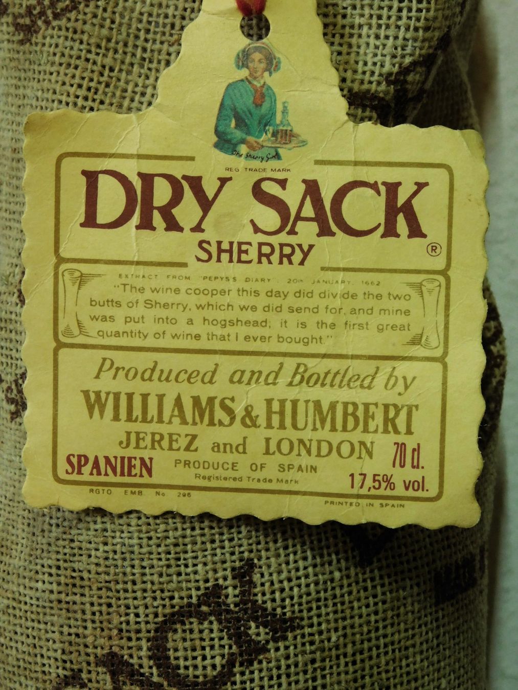 Bevande alcoliche: Trockensack Williams &; Humbert Sherry.1983s – Nuovo (secondo la descrizione) da Emmenbrücke venduto da Ulisse-22 2