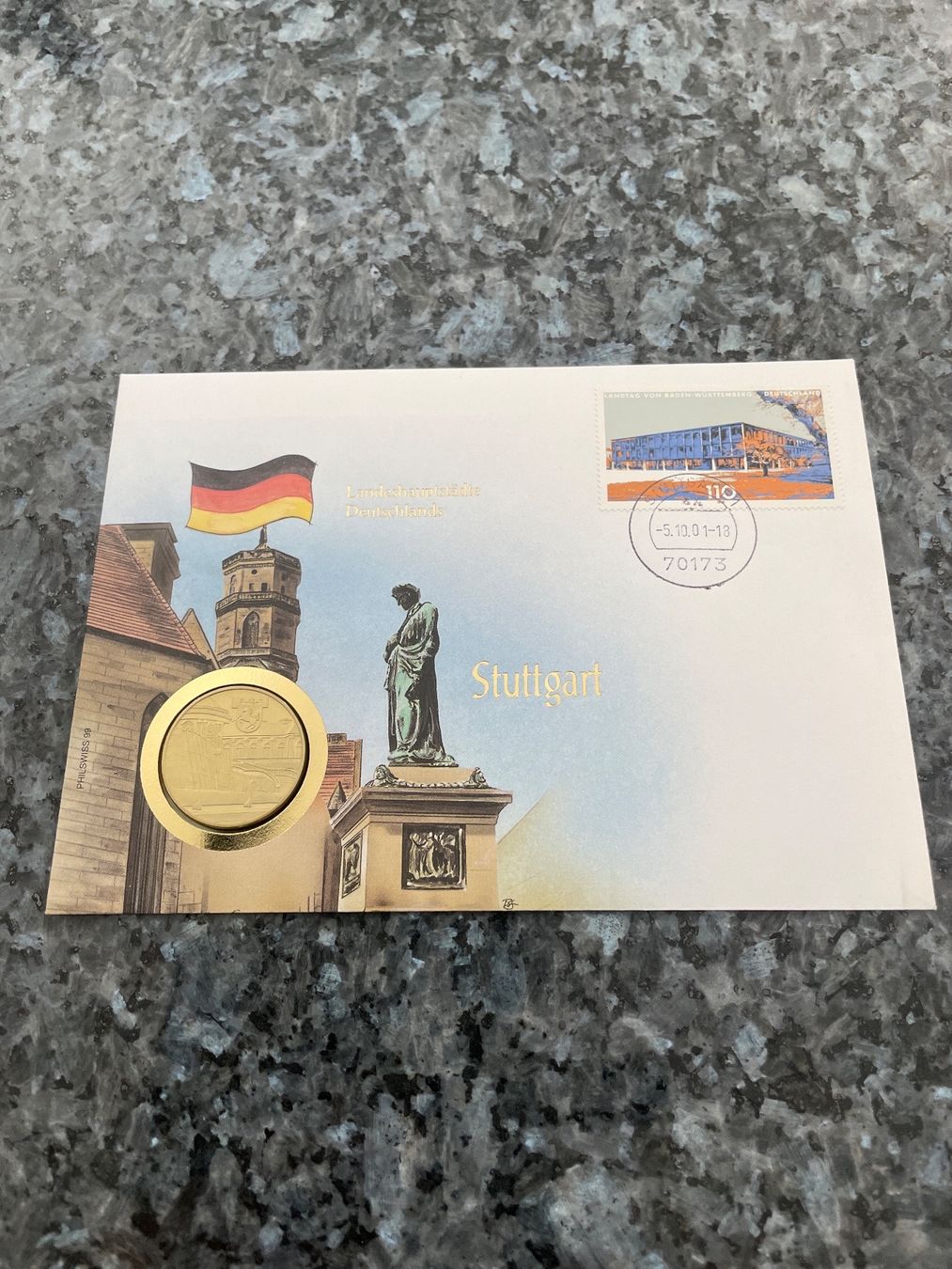 Tutti le monete: Numisbrief Stadt Stuttgard – Nuovo (secondo la descrizione) da Schlossrued venduto da Julio25