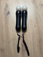 2 Sony Playstation Motion Controller schwarz gebraucht