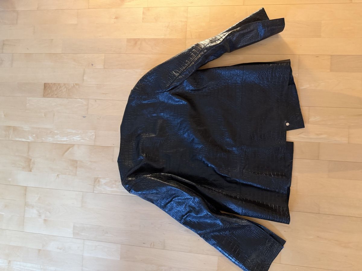 Totême Vestes: Toteme croc embossed leather jacket – D'occasion à Zürich par Lulu1501 1