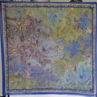 Wolle Seide Stoff von Radical Chic L:1.51x1.4m Mosaik Panel