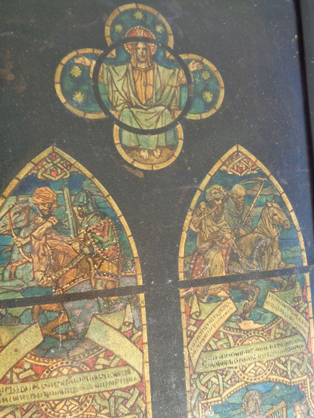 Gemälde: Entwurf Fenster Gedächtniskirche von Stuttgart – Gebraucht aus Chur von omonia 4