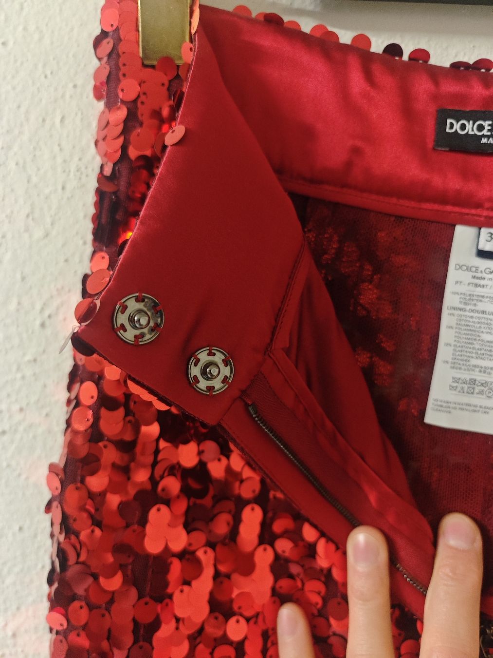 Dolce & Gabbana Pantaloni: DOLCE & GABBANA Pailettenhosen – Usato da Erlenbach ZH venduto da nlh 3