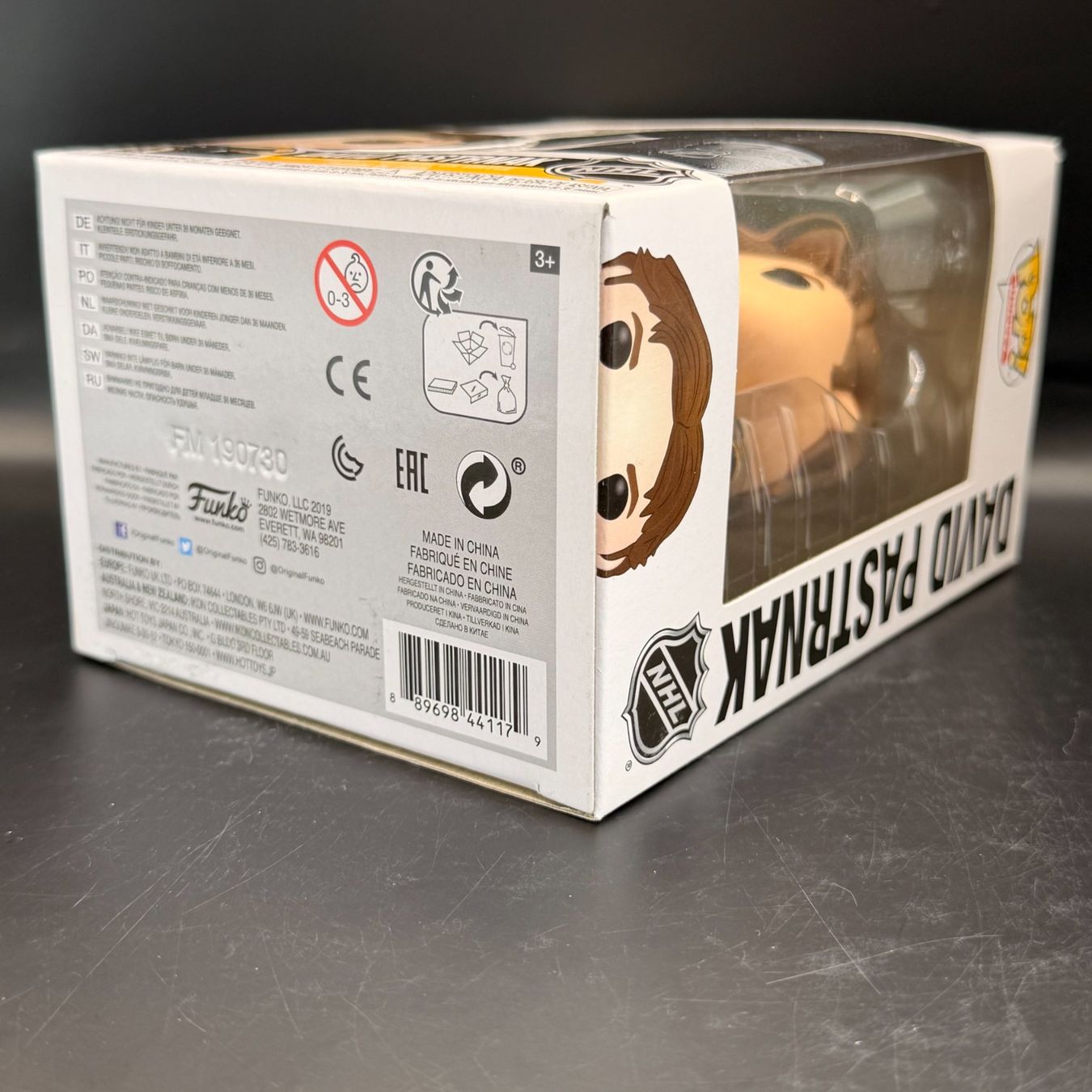 Funko Statuette: Funko Pop! NHL David Pastrnak 57 – Usato da Düdingen venduto da Nerdworld 3