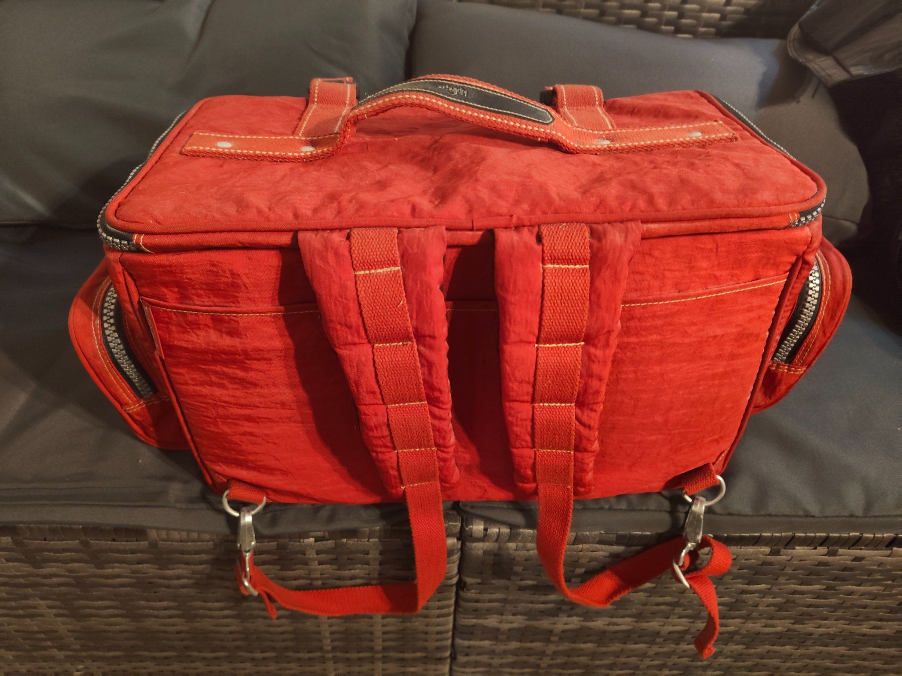 Borse: KIPLING Tasche Rot Mit Verstellbaren Fächern Defekt – Difettoso da Monthey venduto da 19_karen_84 4