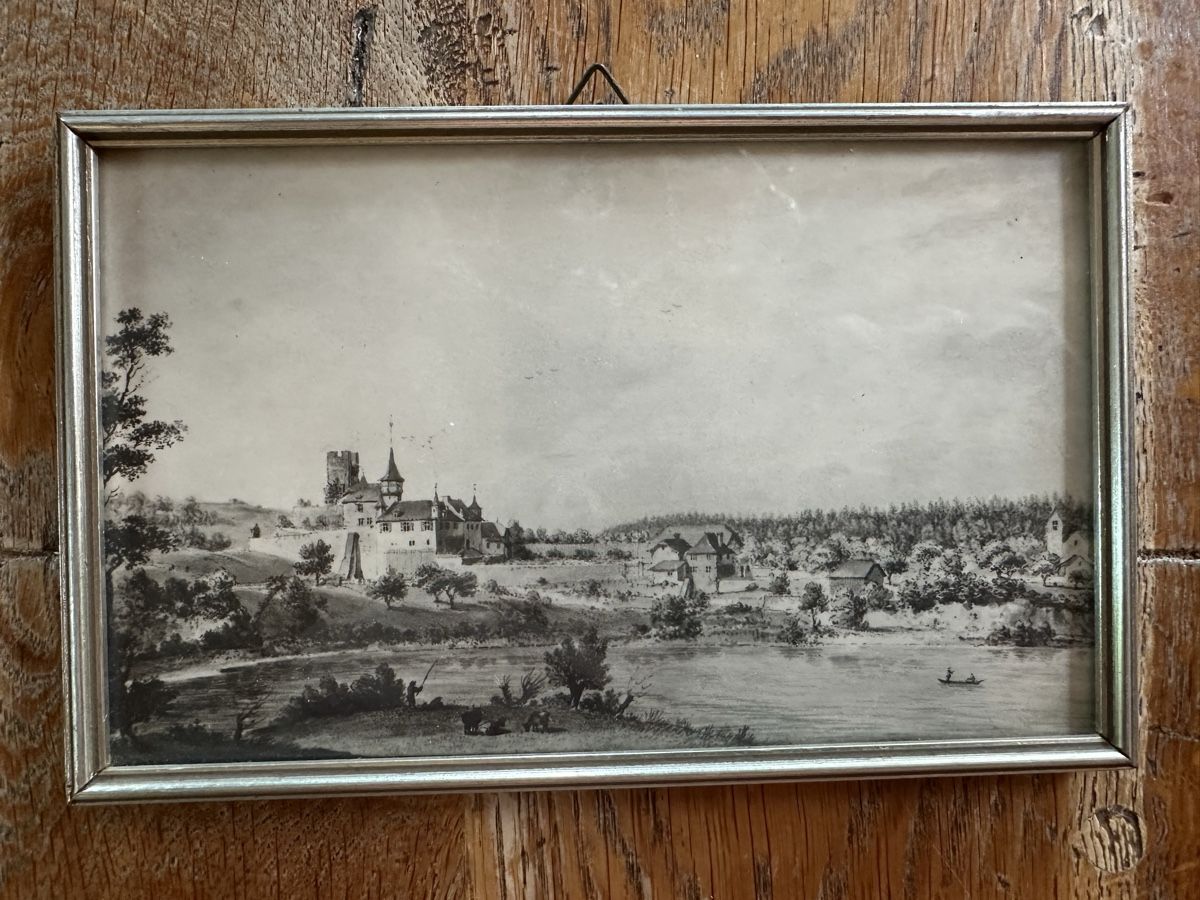 Foto & Immagini: Alte Ansicht Schloss Bremgarten Bern mit Aare – Usato da Mönthal venduto da BB_Moenthal_273