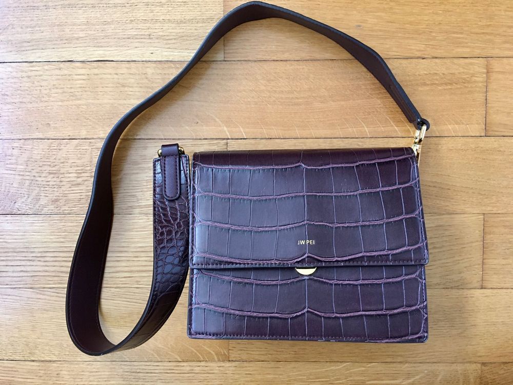 Sac à main bandoulière JW Pei marron, cuir vegan Kaufen auf Ricardo