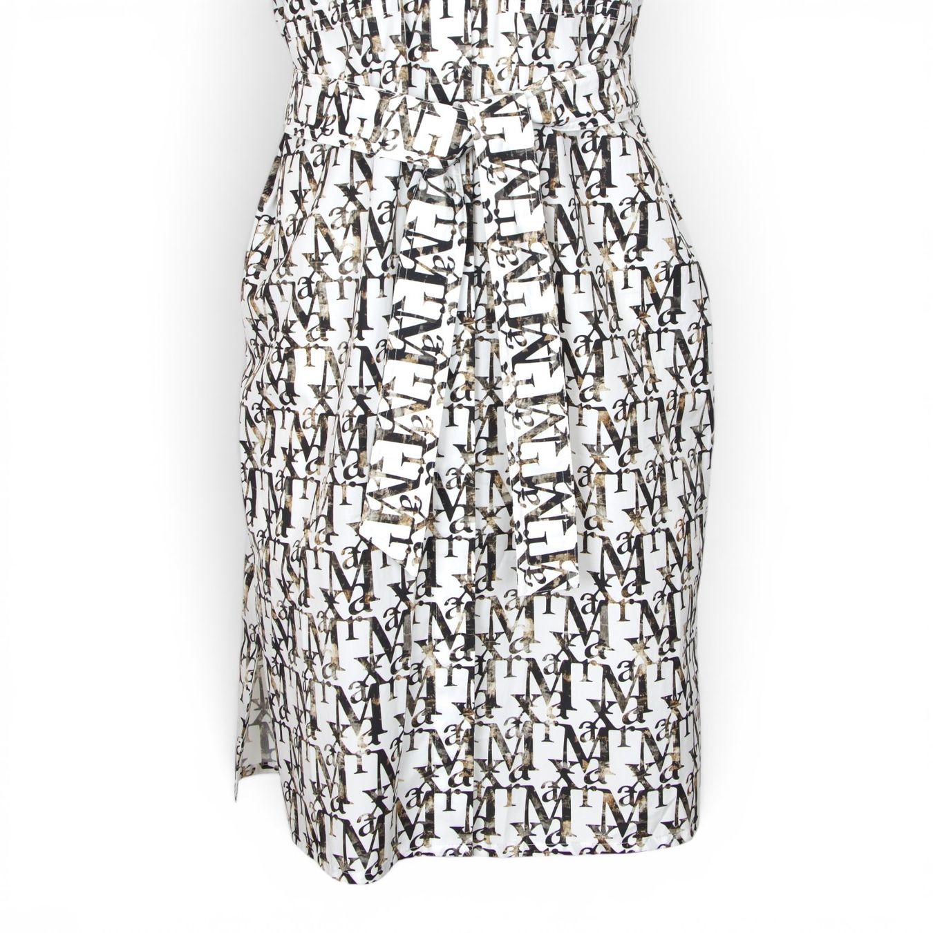 Max Mara Kleider: Max Mara Kleid weiss gemustert Gr. 38 – Gebraucht aus Binningen von Designerlabels 5