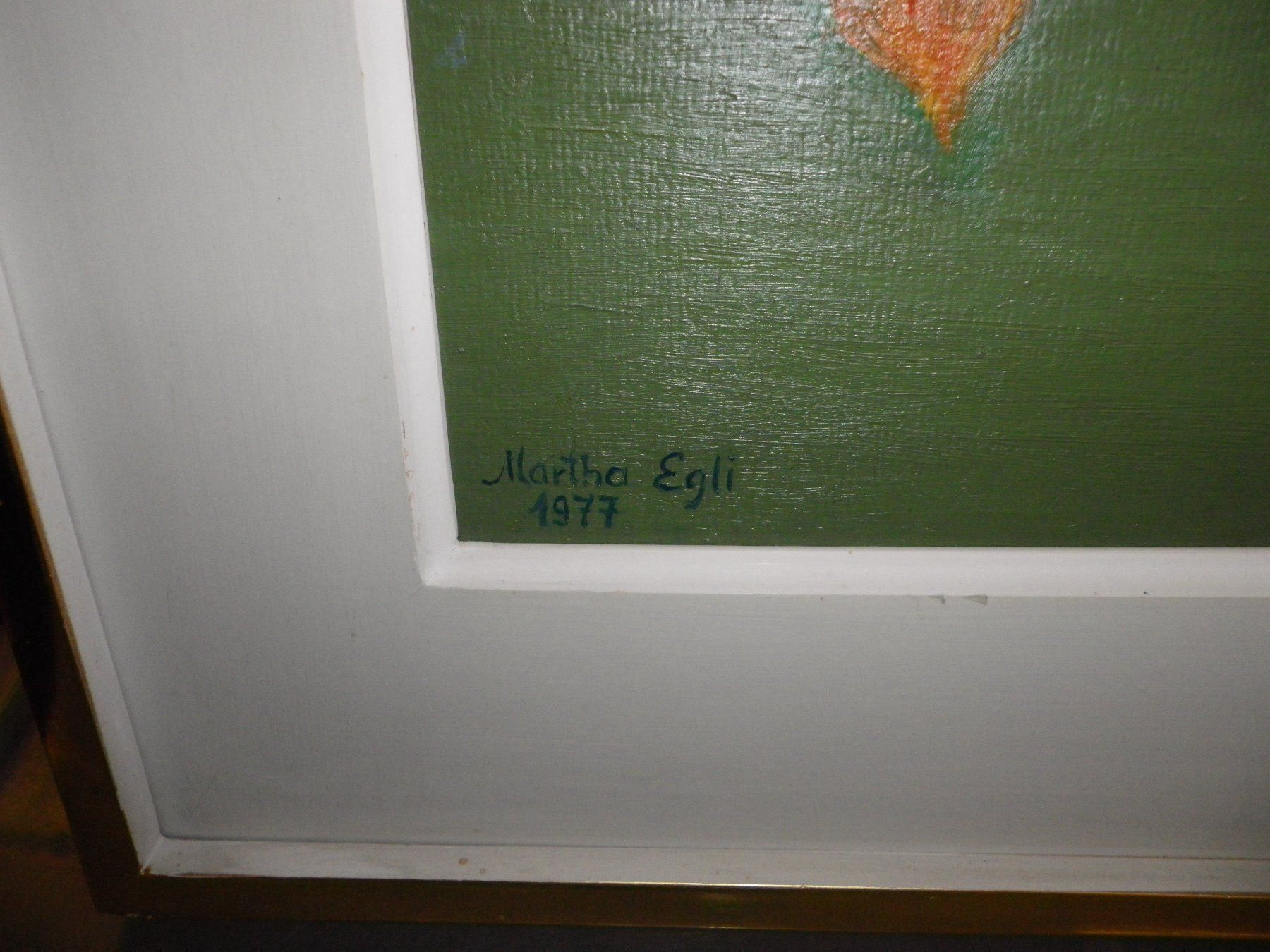 Poster & Bilder: Original Blumenbild von Martha Egli 1977 – Gebraucht aus Reinach BL von Annodomini 3