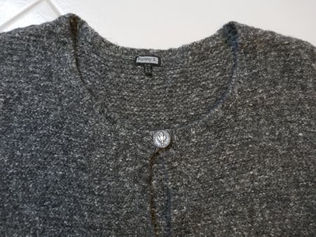 Fast neu !  KENNY S  Langarm-Strickjacke (grau meliert)