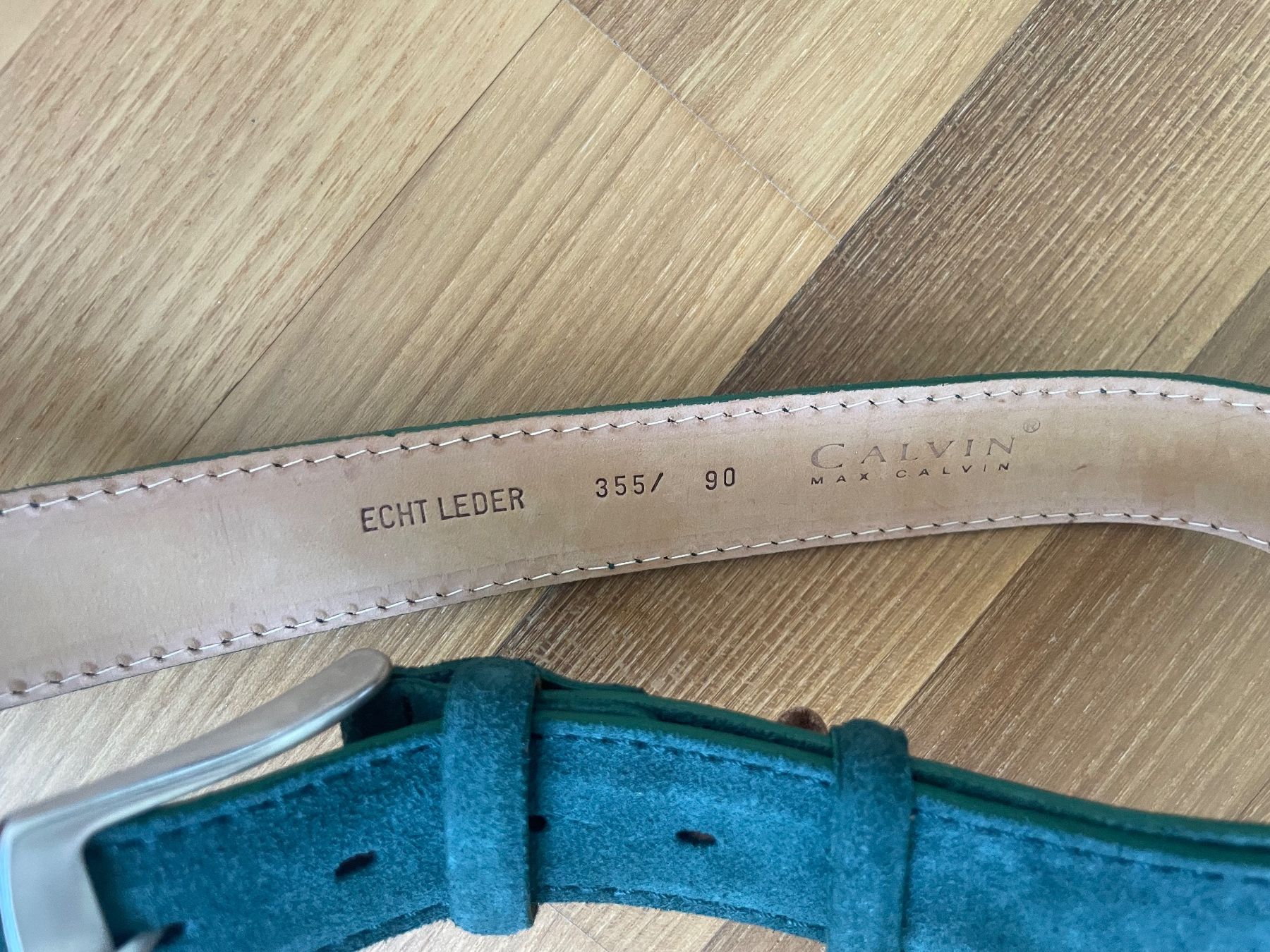 Cinture: Max Calvin Leder Gürtel 90 cm – Usato da Buchs SG venduto da VintageHomeCH 2