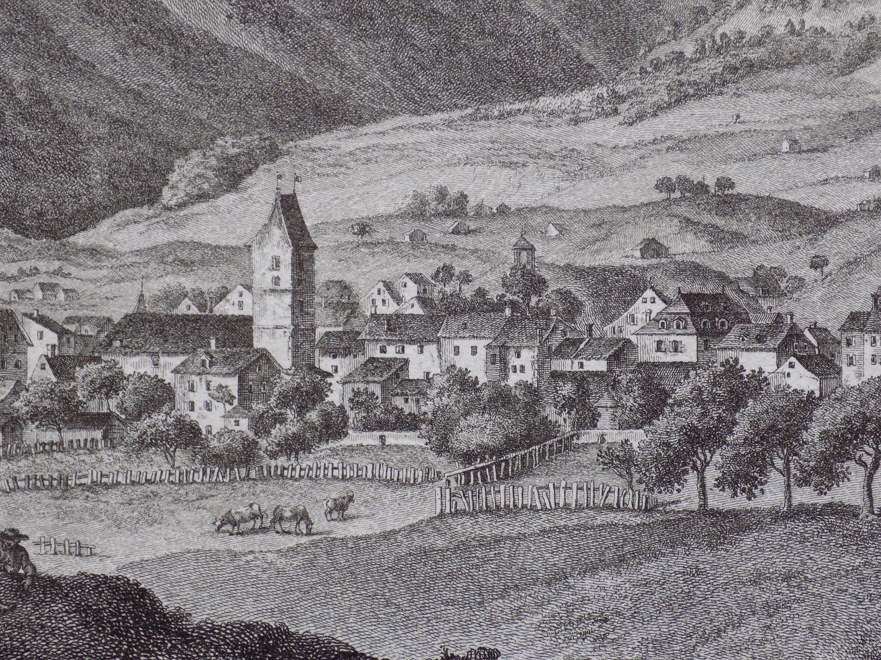 Gravures: Glarus grosse Ansicht – D'occasion à Risch par Rischli15 8