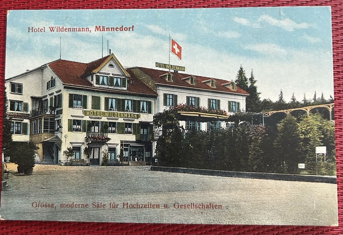 Ansichtskarten: Wädenswil Hotel Wildenmann – Gebraucht aus Horw von Tellbub