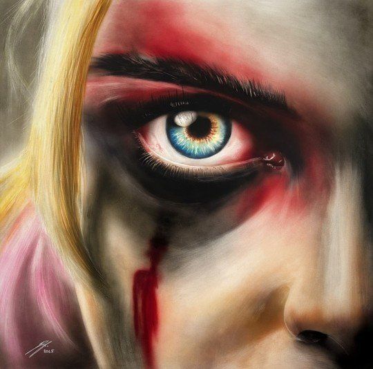 Foto & Immagini: Harley Quinn Airbrush Bild – Usato da Fläsch venduto da Dergrenzer