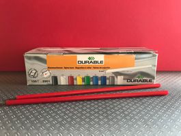 Klemmschienen DURABLE Dokumentenhalter Aktenklemme 90 Stk