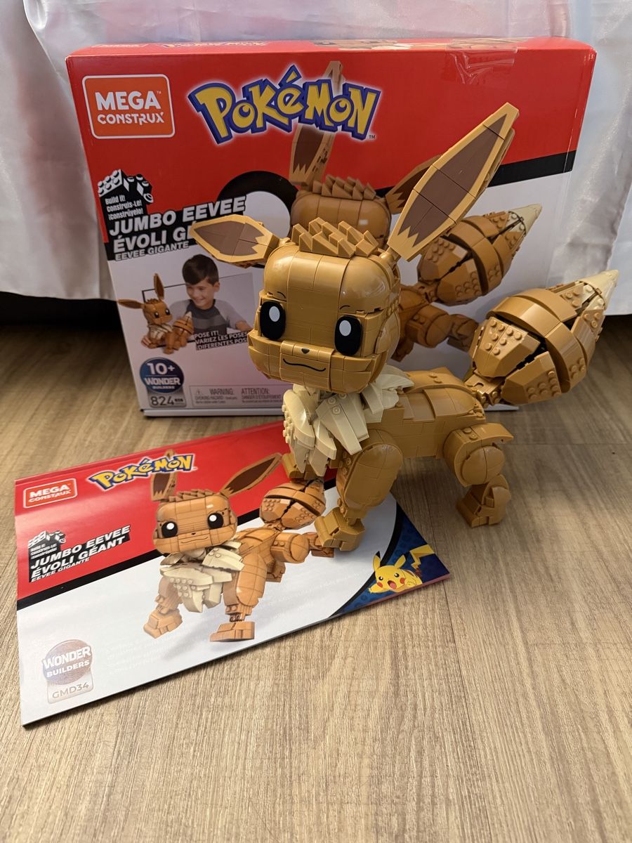 Mega Baukästen: Mega Construx Pokémon Jumbo Evoli Aufgestellt – Gebraucht aus Bern von Blueangel6