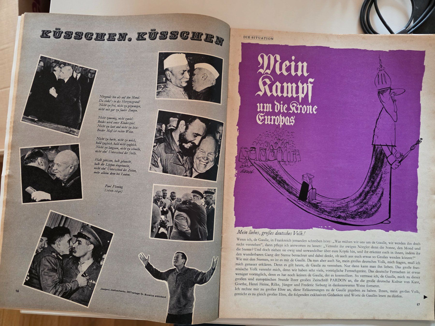 Riviste & Magazine: Kult Satire Comedy Zeitschrift PARDON 3/ 1963 – Usato da Walterswil BE venduto da Lonitti 1