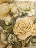 Rosenbild 80 X 80cm, Vintage Stil, Wandbild