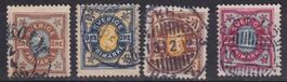 Schweden, Mi 50-52 ⊙ KW € 2.50