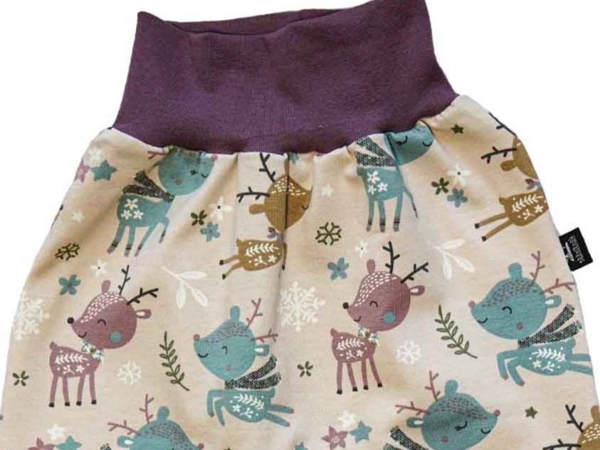 Pantaloni: Pumphose mit Rehe Gr.92/98 - NEU – Nuovo e nell'imballaggio originale da Zürich venduto da sambaum 1