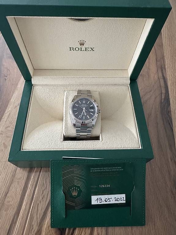 Uhren: Rolex Datejust 41 Ref. 126334  Rhodium Dial  Full Set2022 – Gebraucht aus Unterentfelden von Mr.Dox