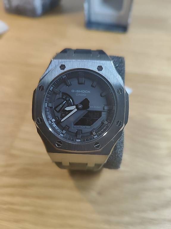 Casio Orologi: CasiOak Mod - Montre Casio G-Shock GA-2100 Custom Noir – Nuovo e nell'imballaggio originale da Vétroz venduto da mrcl01 2
