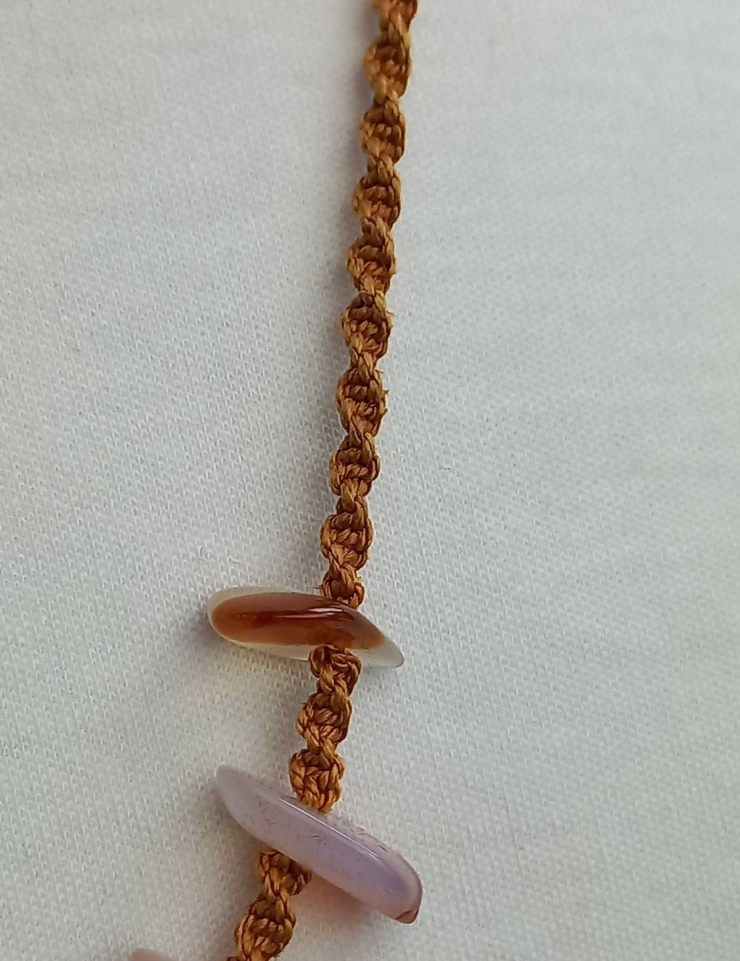 Catenine: Vintage Handgemachte Achat-Kette mit Silberverschluss – Usato da Buchs AG venduto da Dzirul 6