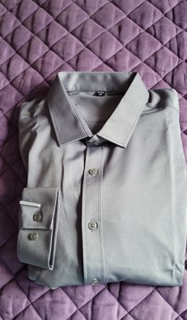 Chemise homme grise, taille 43