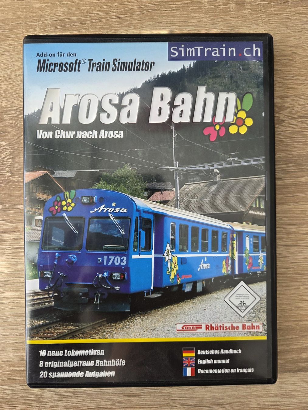 Jeux: Arosa Bahn for Microsoft Train Simulator Multilanguage - PC – D'occasion à Carouge GE par Franllo