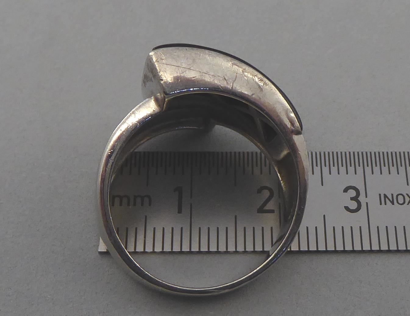 Anelli: Ring 925 Silber mit Glasstein – Usato da Muri AG venduto da Lineli2020 2